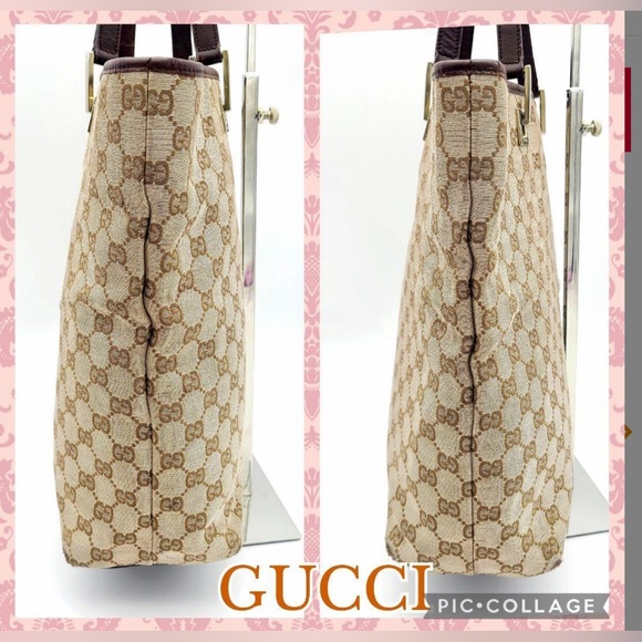Gucci Canvas Small Tote - 100% Authentic - Picture 4 of 9